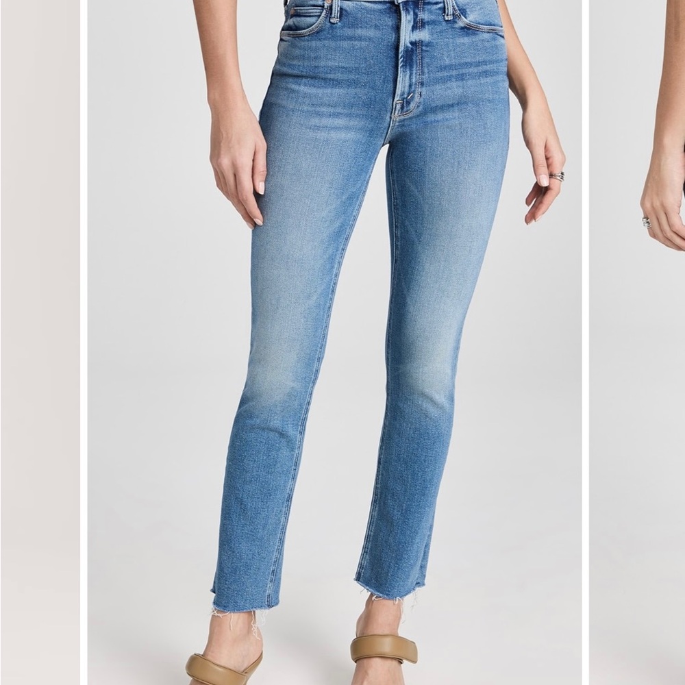 MOTHER Mid-Rise Dazzler Ankle in Birds of Paradise size 27